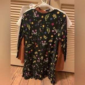 Zara floral dress